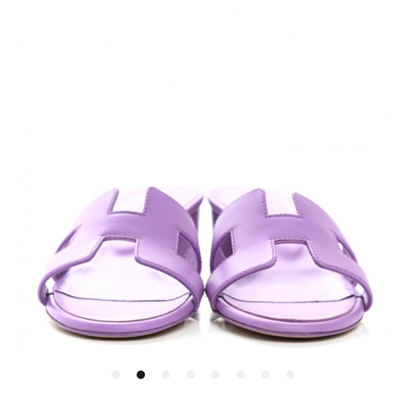 NWT Hermes Oasis Sandal violet - Picture 11 of 14